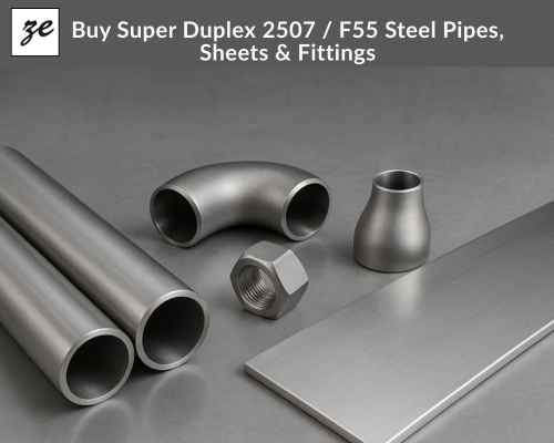 Buy Super Duplex 2507 / F55 Steel Pipes, Sheets & Fittings