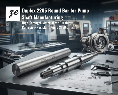 Duplex 2205 Round Bar for Pump Shaft Manufacturing