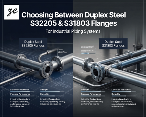 Duplex Steel S32205 and S31803 Flanges for Industrial Piping