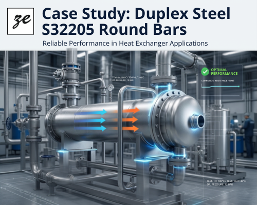 Duplex Steel S32205 Round Bars for Heat Exchanger Applications
