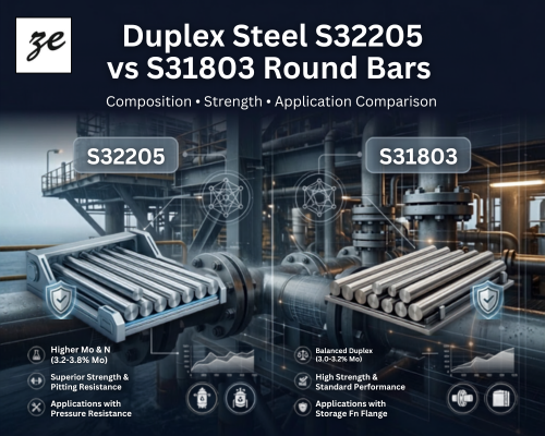 Duplex Steel S32205 vs S31803 Round Bars Comparison