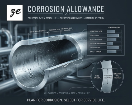 Corrosion Allowance in Material Selection