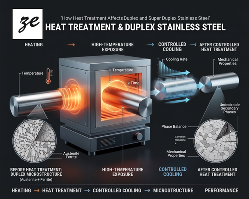 How Heat Treatment Affects Duplex and Super Duplex Stainless Steel