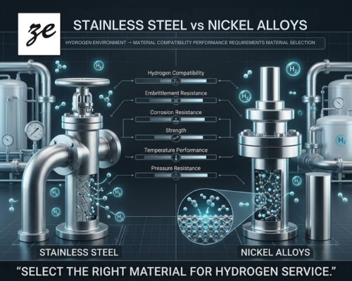 Stainless Steel vs Nickel for Hydrogen