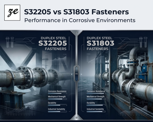 Performance Comparison of Duplex Steel S32205 Fasteners and S31803 Fasteners