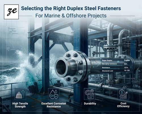 Duplex Steel Fasteners for Marine and Offshore Applications